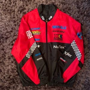 Oversized racing jacket